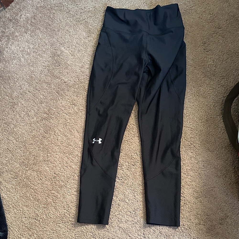 Under Armour Jet Black High-Waisted Leggings